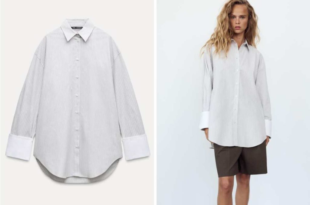 Camisa blanca de ZARA