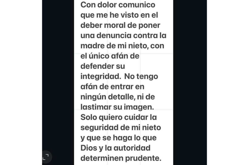 Celebridades: Maribel Guardia impone demanda sobre Imelda, la madre de su nieto