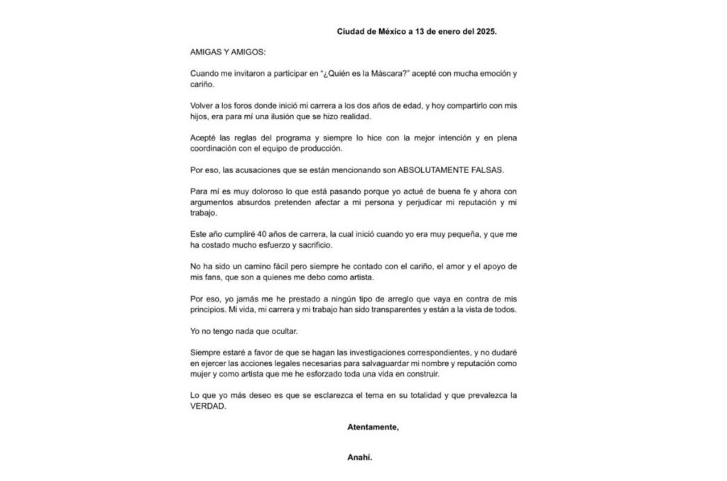 Celebridades, Televisa acusa de Fraude a Anahí