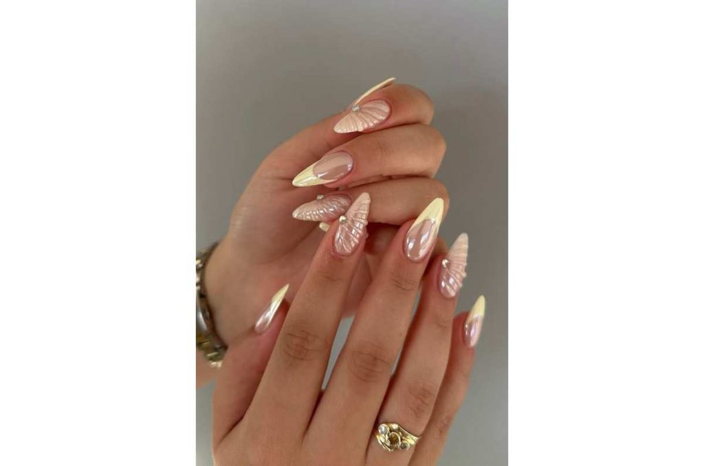 Ideas de uñas acrílicas "Beach Nails"