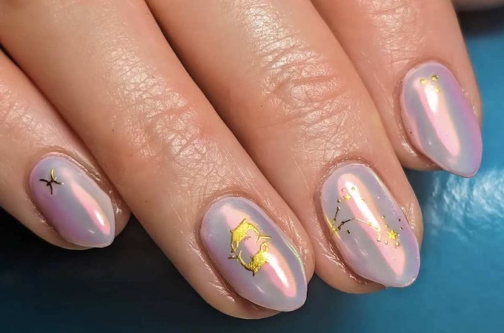 7 diseños de uñas Piscis para entrar a la temporada más creativa y etérea 4