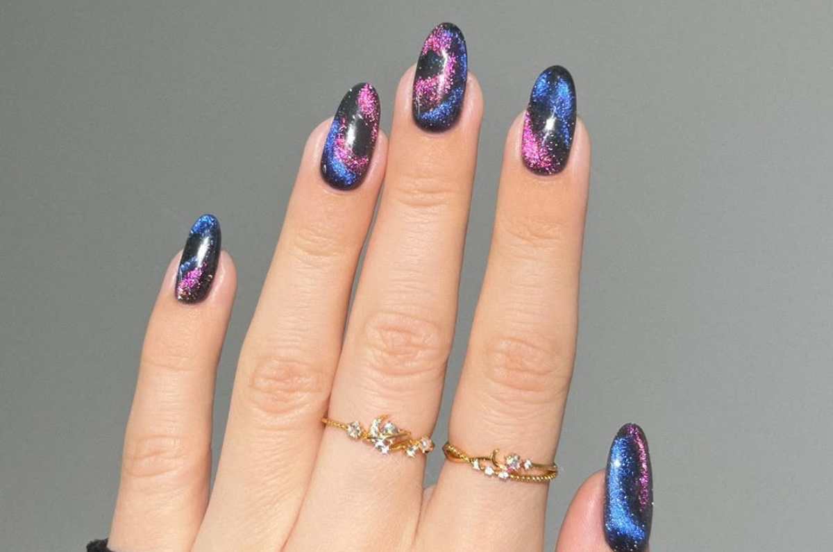 7 ideas de uñas perfectas para la temporada Acuario