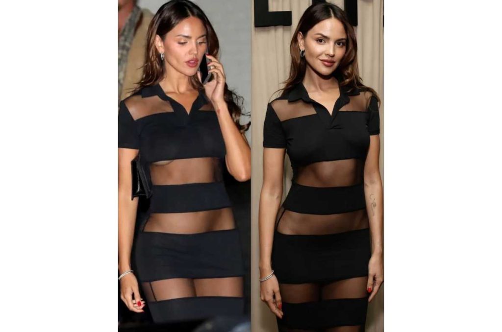 El sensual y glamuroso vestido transparente de Eiza en el after party de los Golden Globes 0