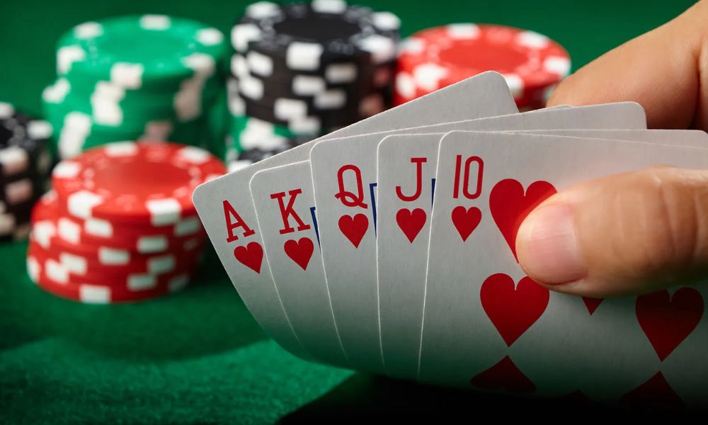 Juego con cartas de Póker