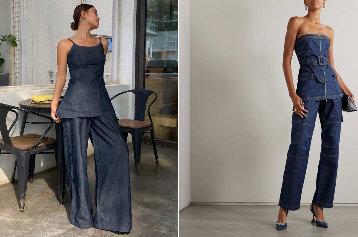 5 outfits con denim oscuro para lucir formal en la oficina
