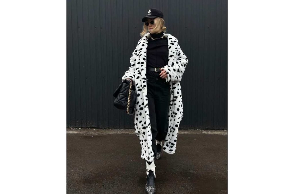 Moda: Outfits con estampado de vaca abrigos y gabardinas
