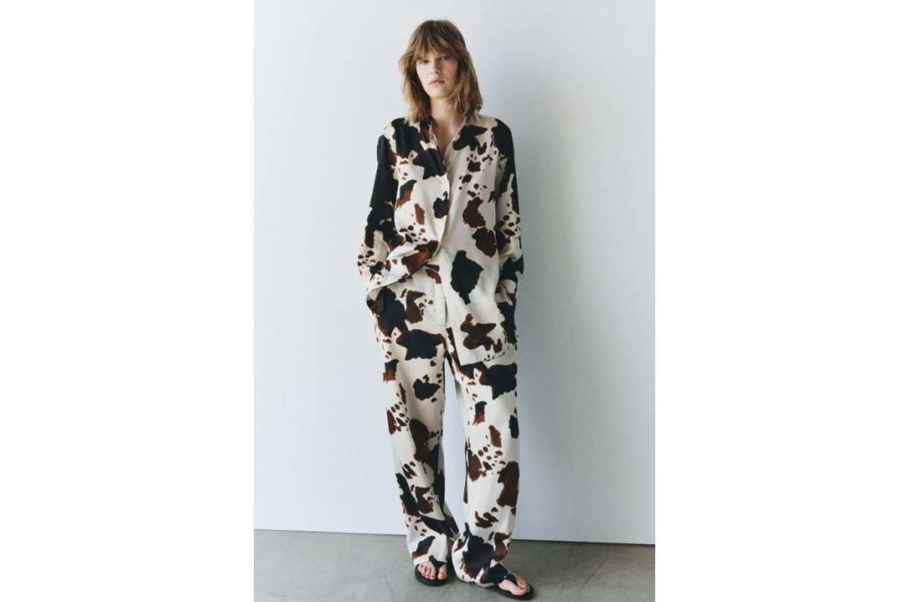Moda: Outfits con estampado de vaca total look