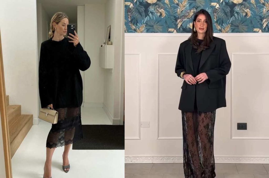 Moda, outfits con transparencias para mujer
