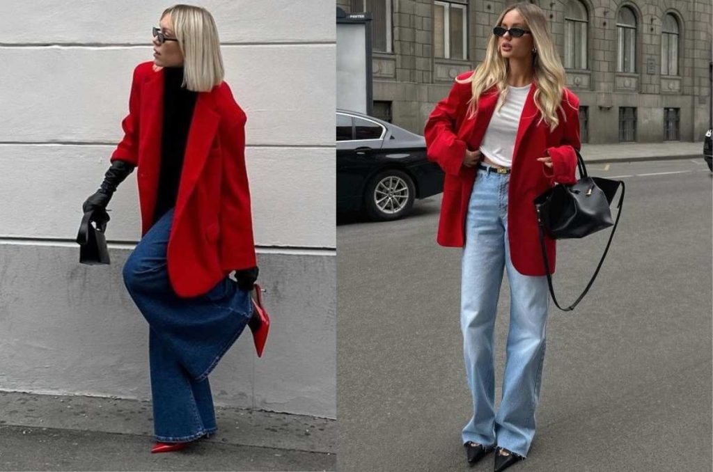 Ideas de outfits rojo escarlata