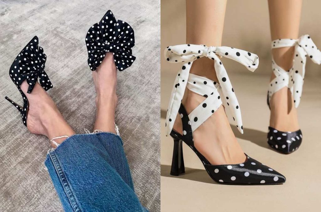 Ideas de outfits con estampado de lunares
