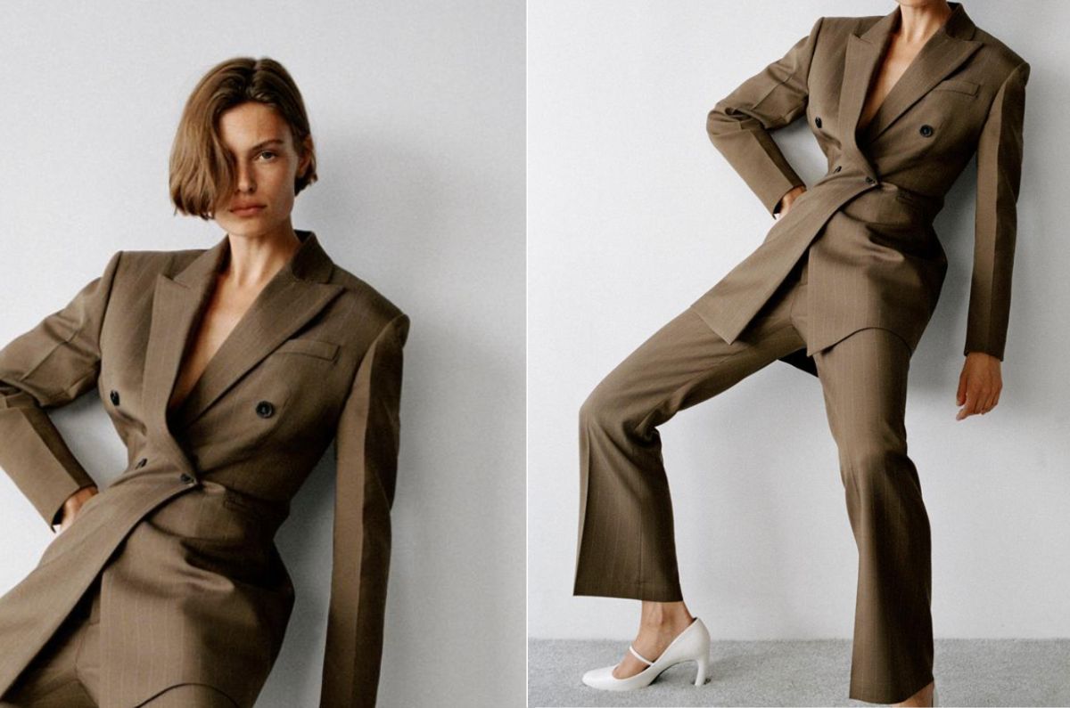 El traje sastre de ZARA ideal para mujeres de 40+ que trabajan en oficina