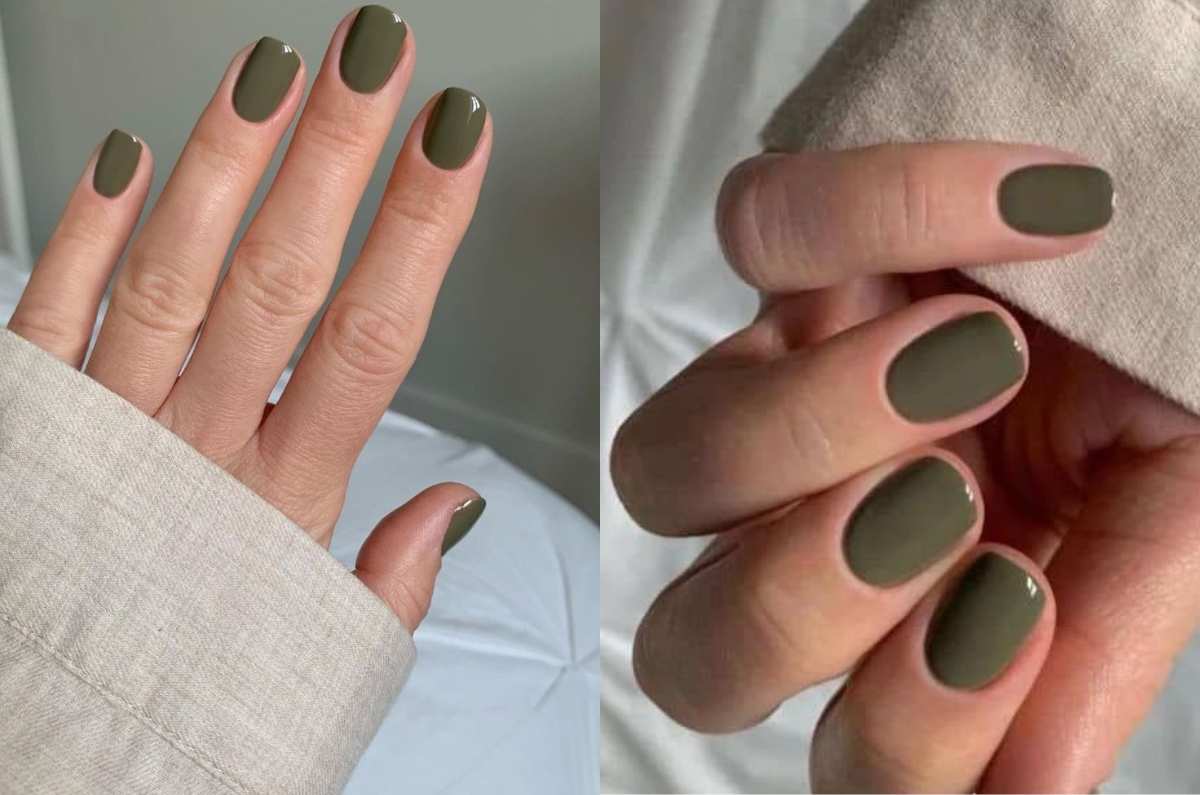 5 diseños de uñas verde olivo, el tono más sofisticado para mujeres de 40+