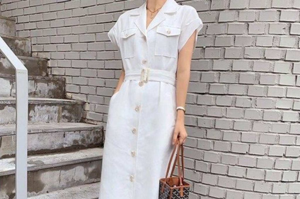 Vestidos largos camiseros, lo más practico para mujeres de 40+