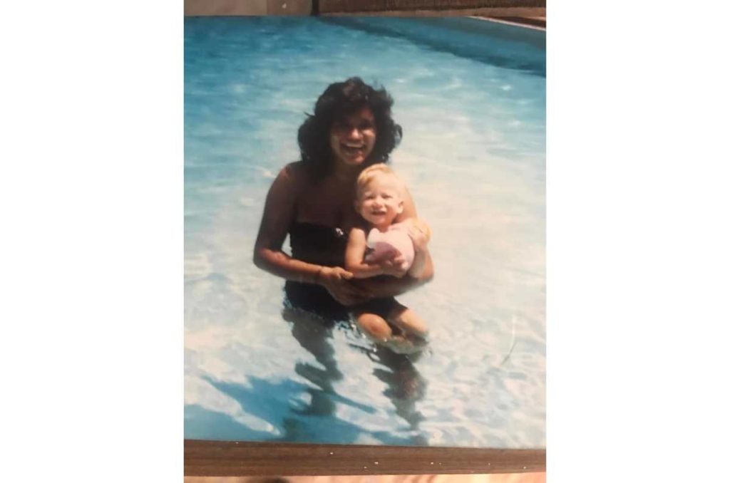 Violeta Preciado con Viridiana, hija de Silvia Pasquel