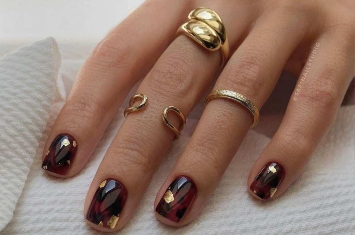5 diseños de uñas acrílicas “carey”: Lleva el animal print a tus uñas de forma elegante
