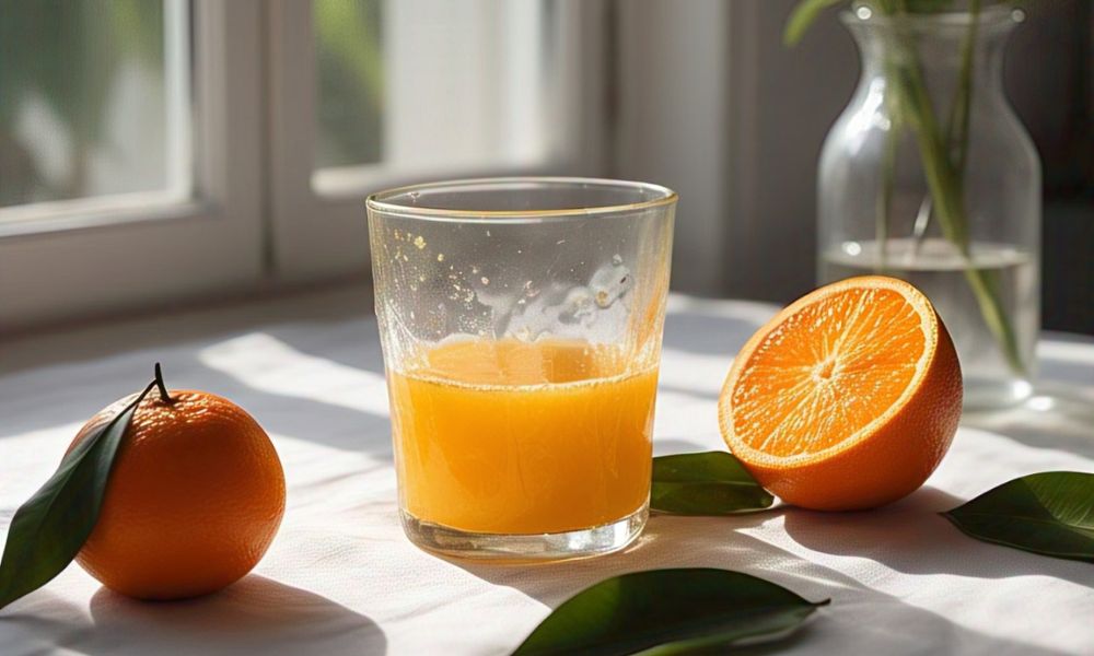 Jugo de zanahoria y naranja