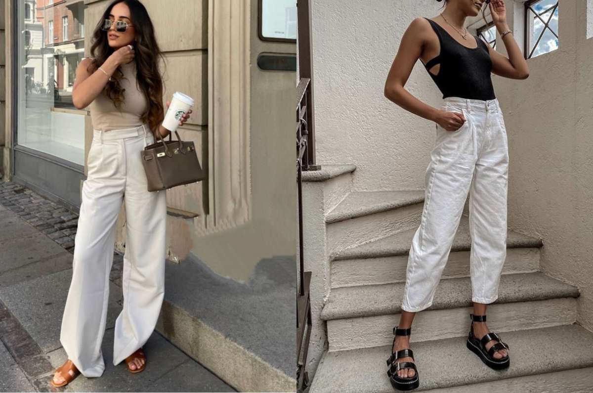 5 outfits con sandalias para lucir arreglada en el trabajo durante primavera