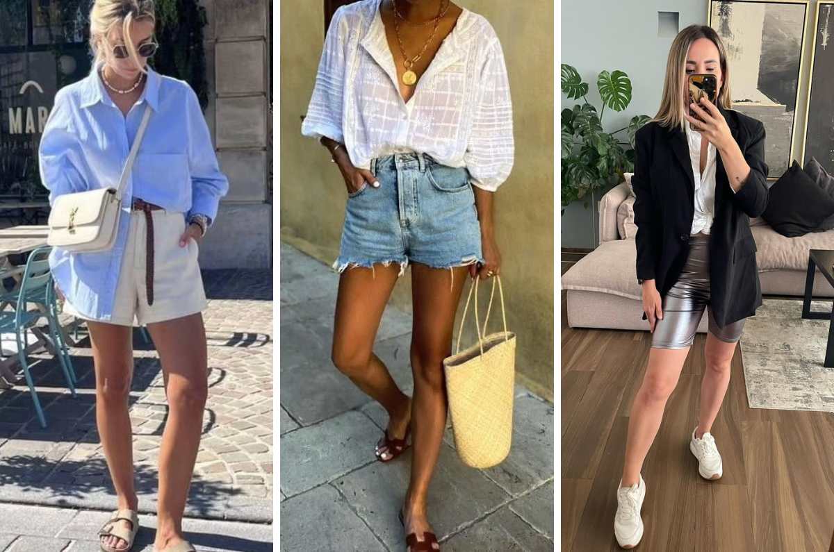 7 looks con shorts perfectos para los fines de semana primaverales