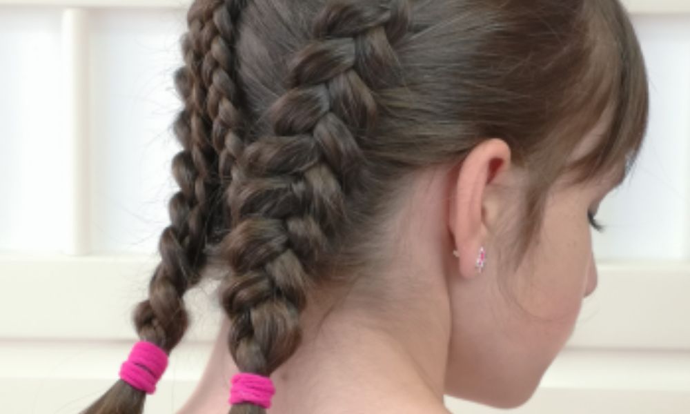 Trenzas holandesas dobles