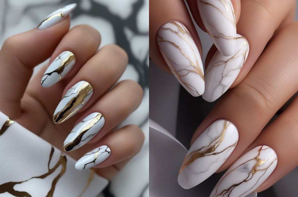 5 diseños de uñas con efecto mármol, el mani arquitectónico más chic de la temporada 1