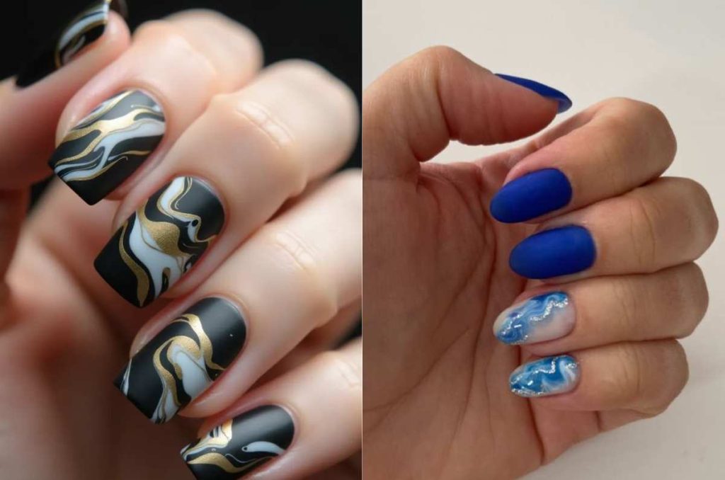 5 diseños de uñas con efecto mármol, el mani arquitectónico más chic de la temporada 3