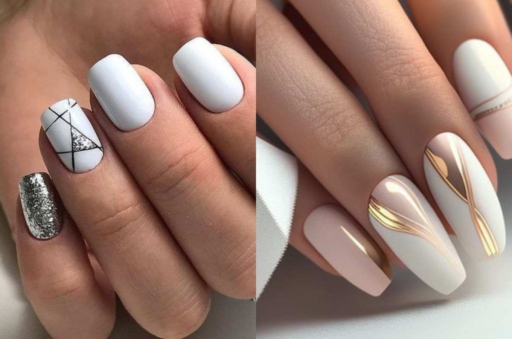 Uñas almendradas en color blanco, el manicure que elevará tus looks esta primavera 4