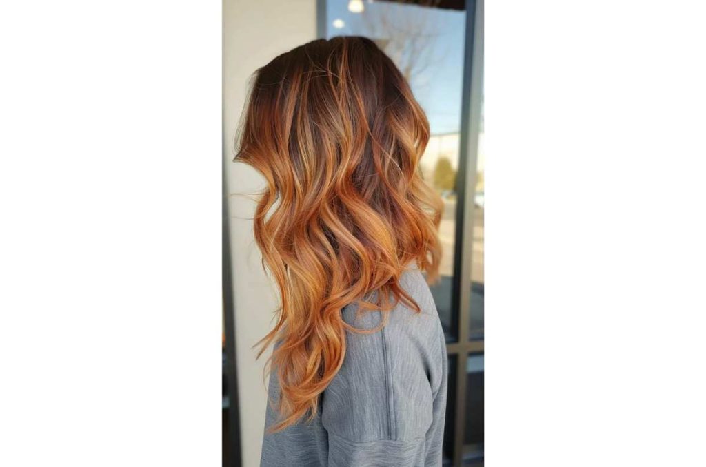 luces en cabello chino
