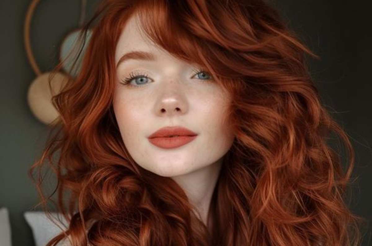“Cooper red balayage” el efecto de color que tu cabello rizado necesita este 2025