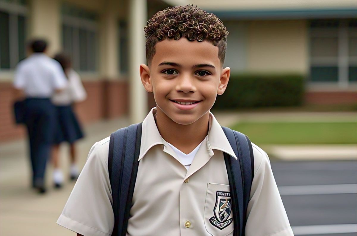 6 cortes de pelo para niños de cabello chino perfectos para la escuela
