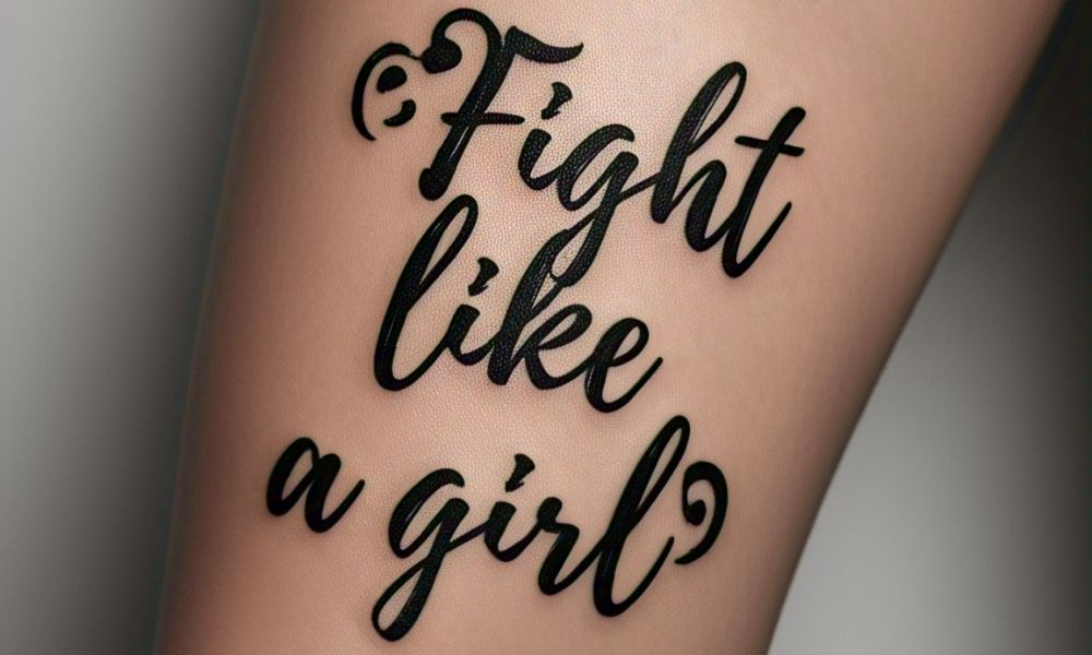 Fight like a girl