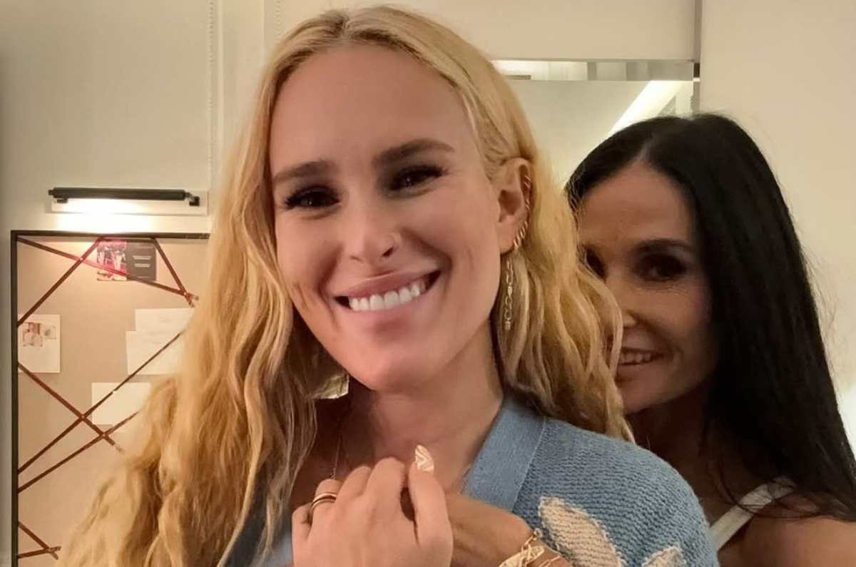 Hija de Demi Moore luce icónico bikini de su mamá en la película Striptease; es igual de hermosa que ella