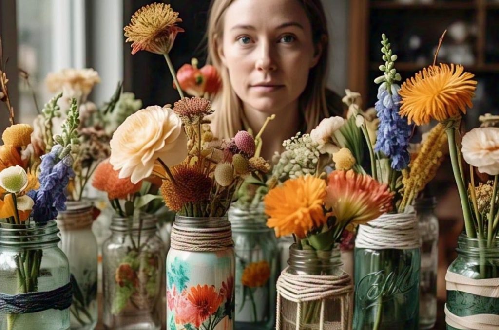 Manualidades fáciles y bonitas con frascos y plantas