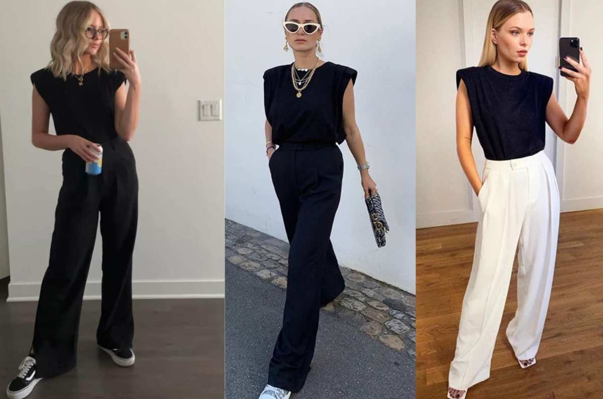 4 blusas con hombreras, el estilo más sofisticado para usar en la oficina