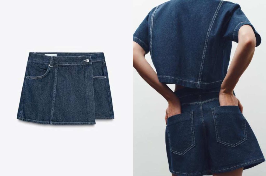 conjunto de mezclilla de Zara