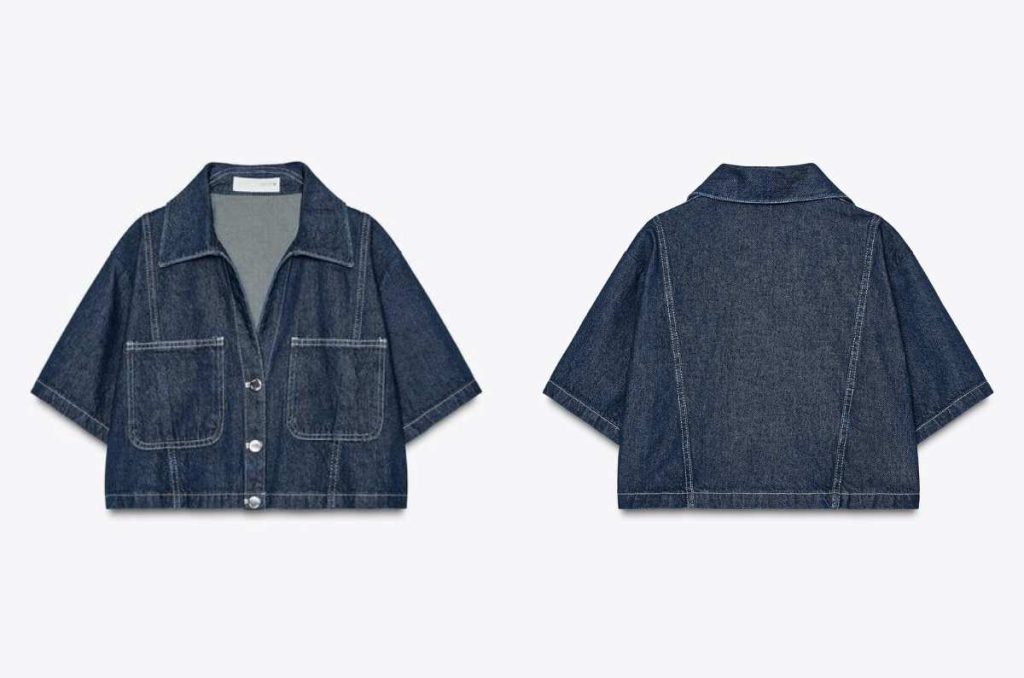 conjunto de mezclilla de Zara