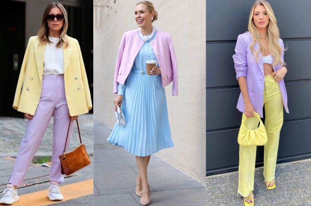 outfits con colores pastel