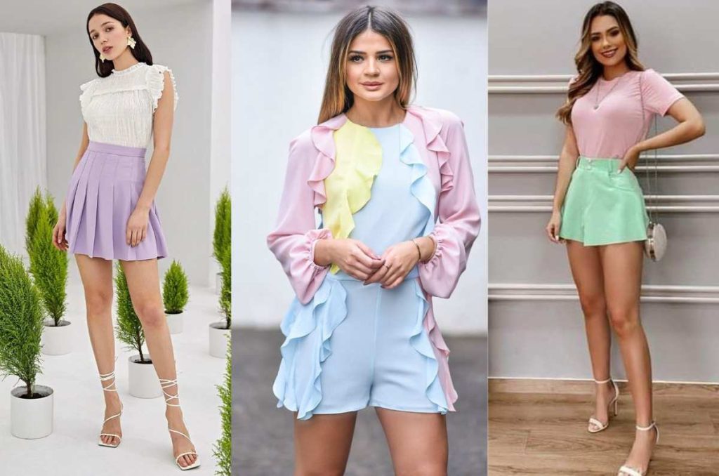 outfits con colores pastel