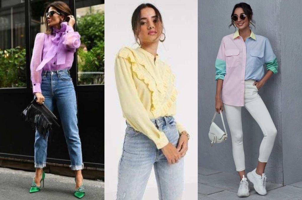 outfits con colores pastel