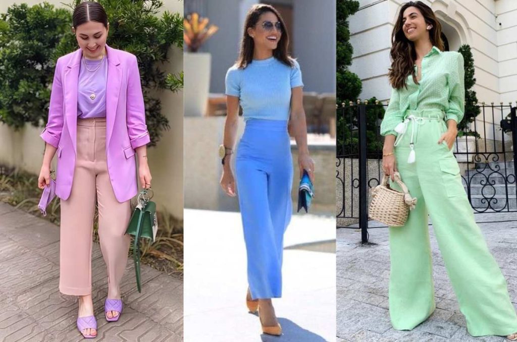 outfits con colores pastel