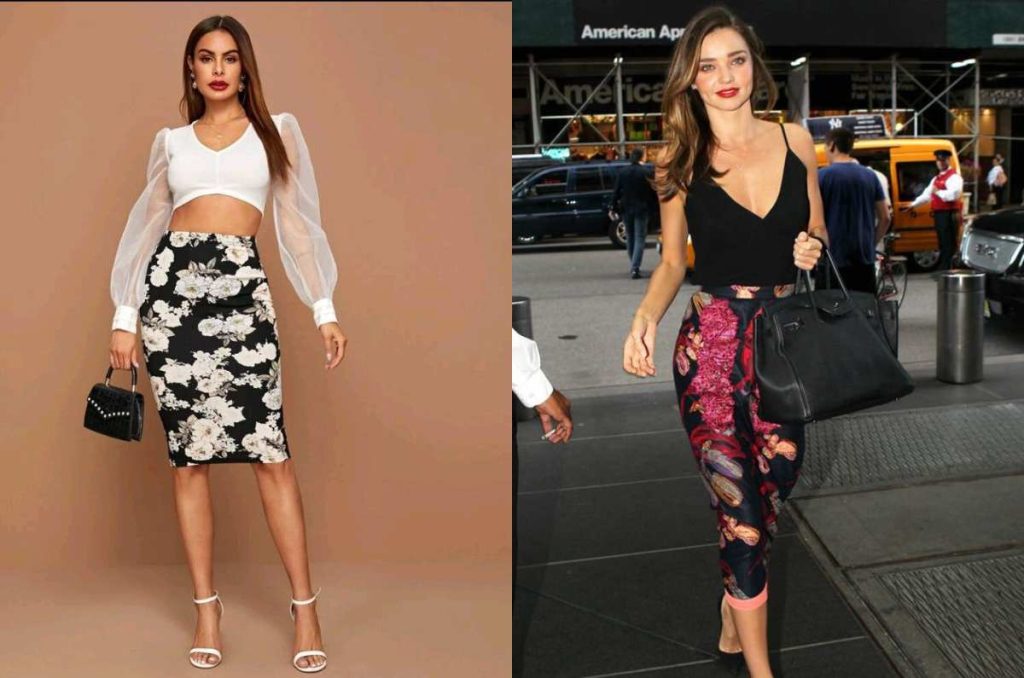 Outfits con faldas lápiz PERFECTAS para lucir tu cuerpo en forma de reloj de arena 4