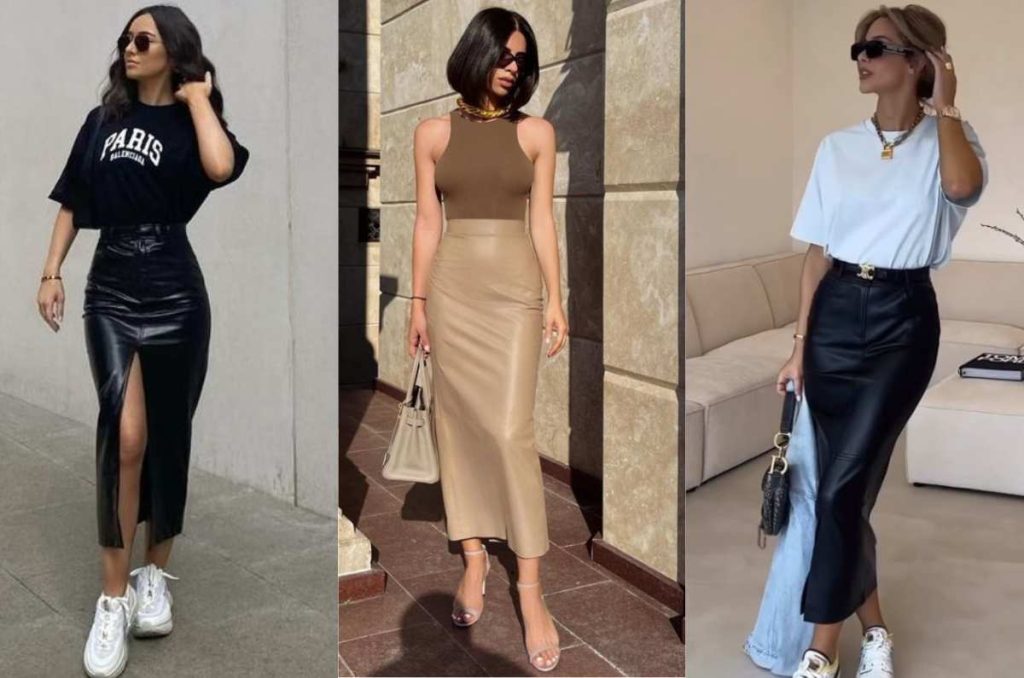 Outfits con falda lápiz