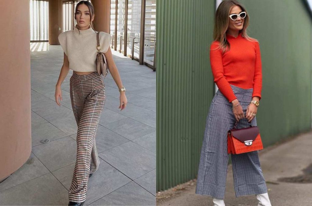 Outfits con pantalones de cuadros