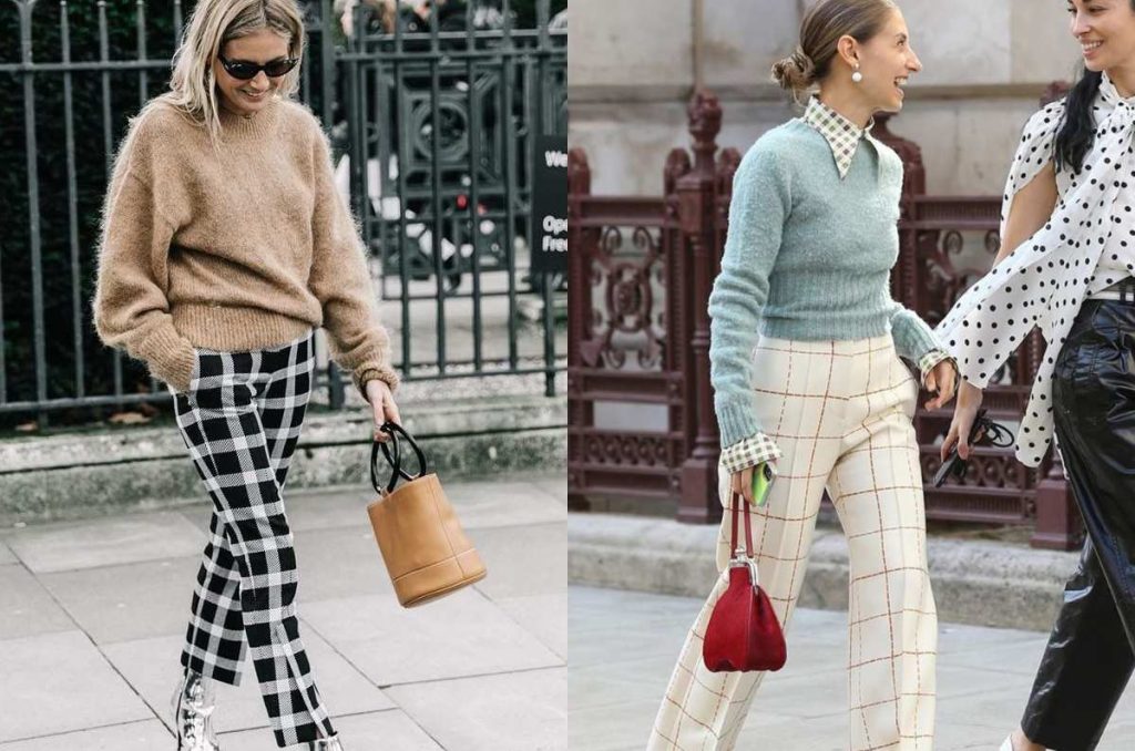 Outfits con pantalones de cuadros