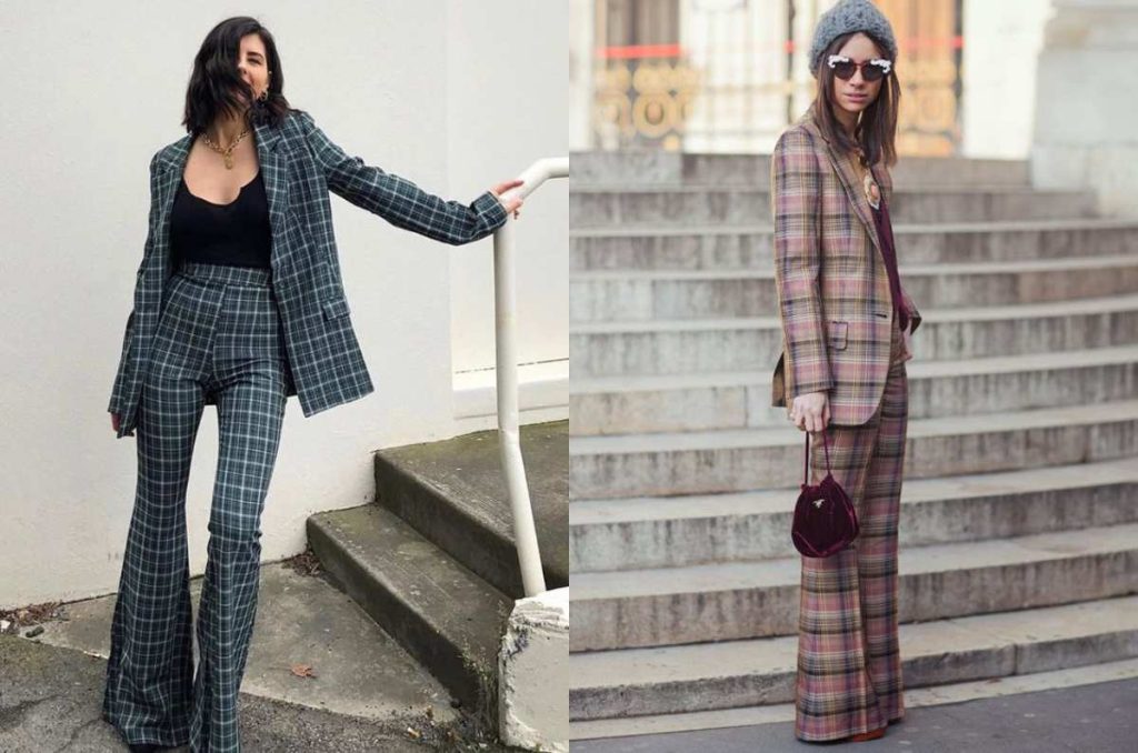 5 outfits con pantalones de cuadros, con los que darás clases de moda en la oficina 4