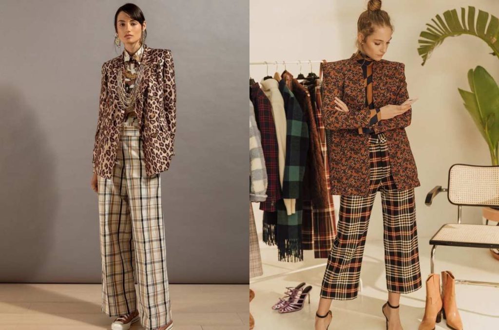 5 outfits con pantalones de cuadros, con los que darás clases de moda en la oficina 3