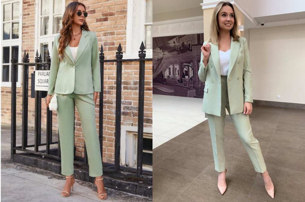 outfits verde menta