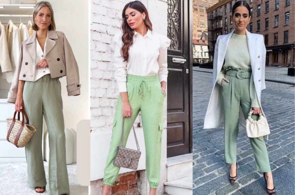 outfits verde menta