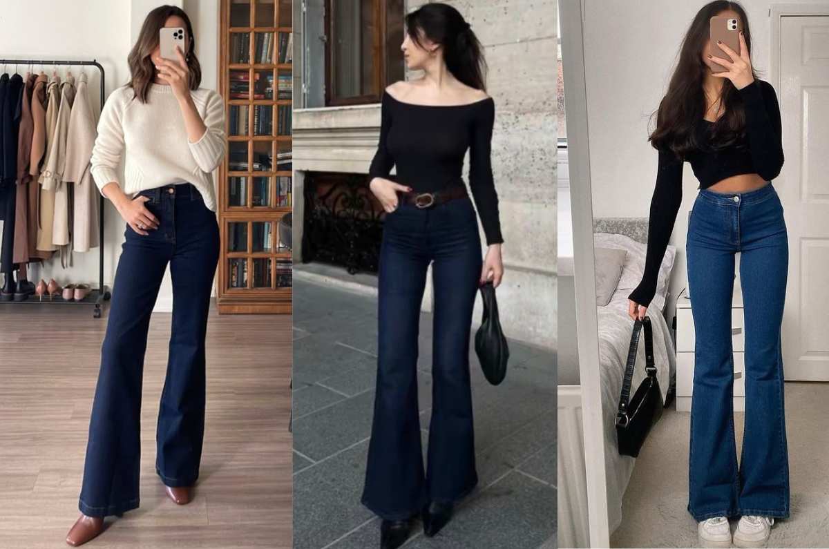 Estos son los zapatos que debes usar con pantalones acampanados