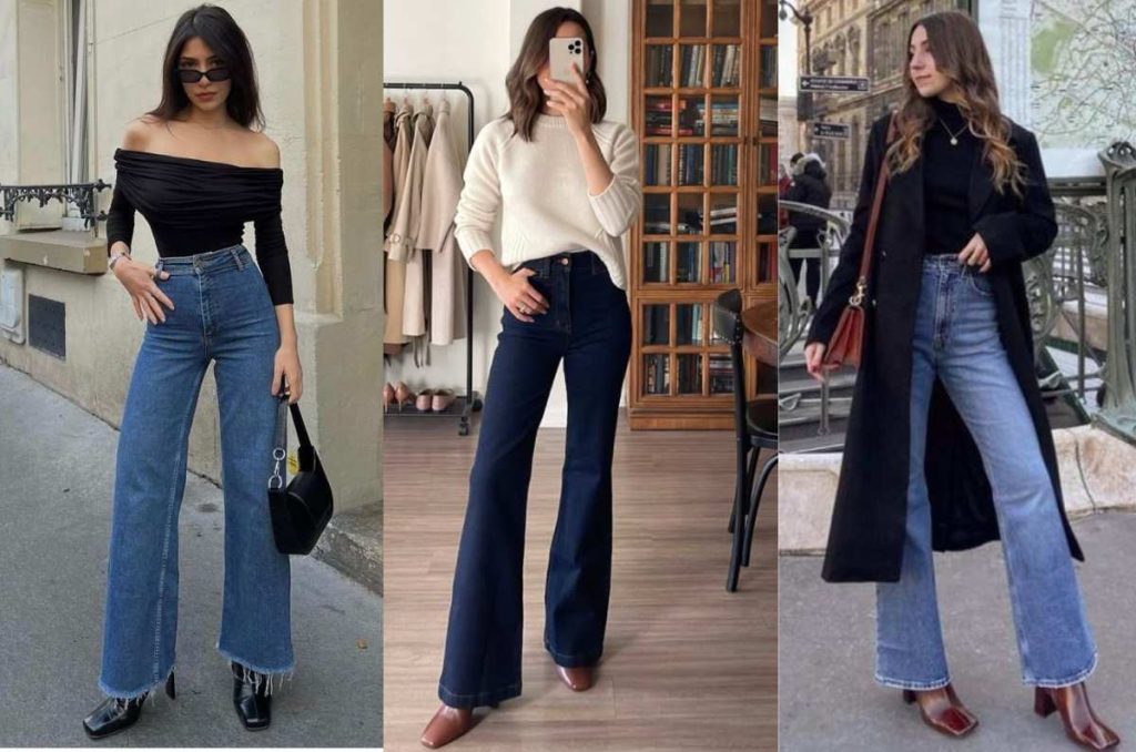 Estos son los zapatos que debes usar con pantalones acampanados 1