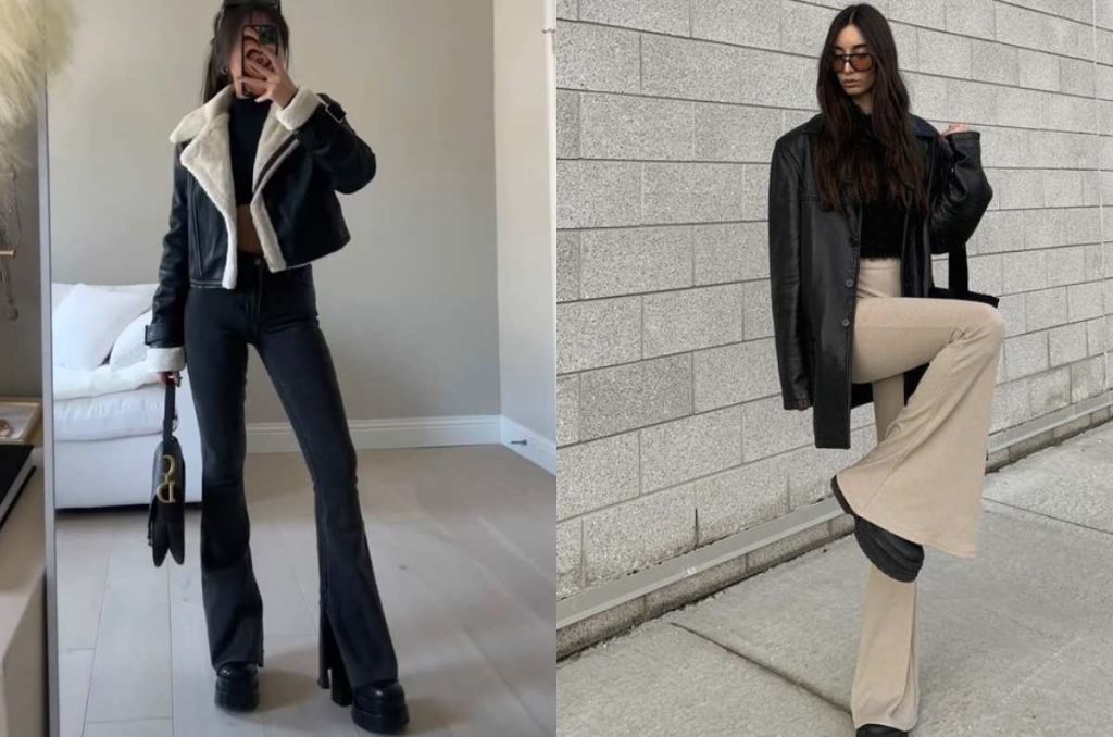 Estos son los zapatos que debes usar con pantalones acampanados 0